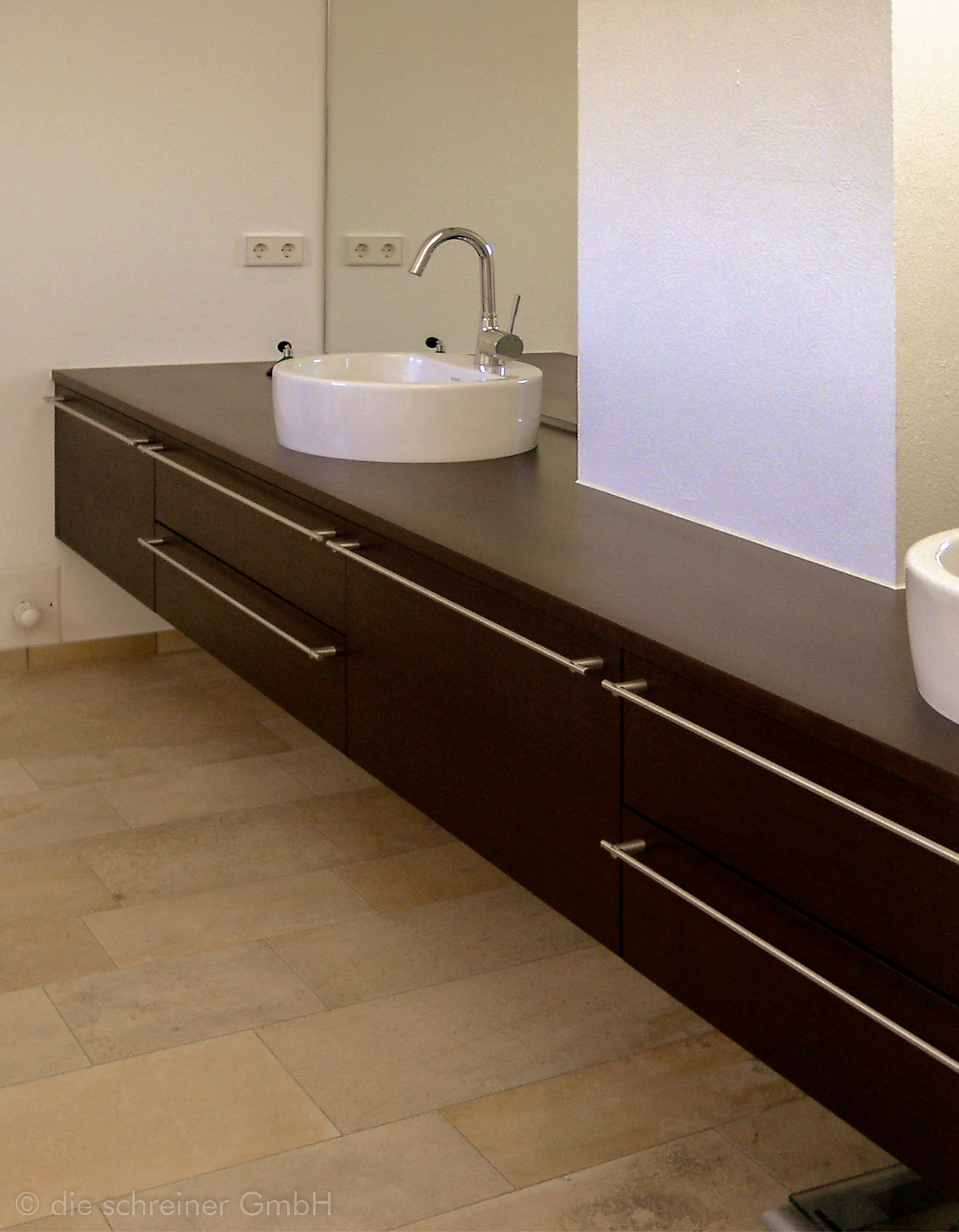 Waschtisch in Wenge