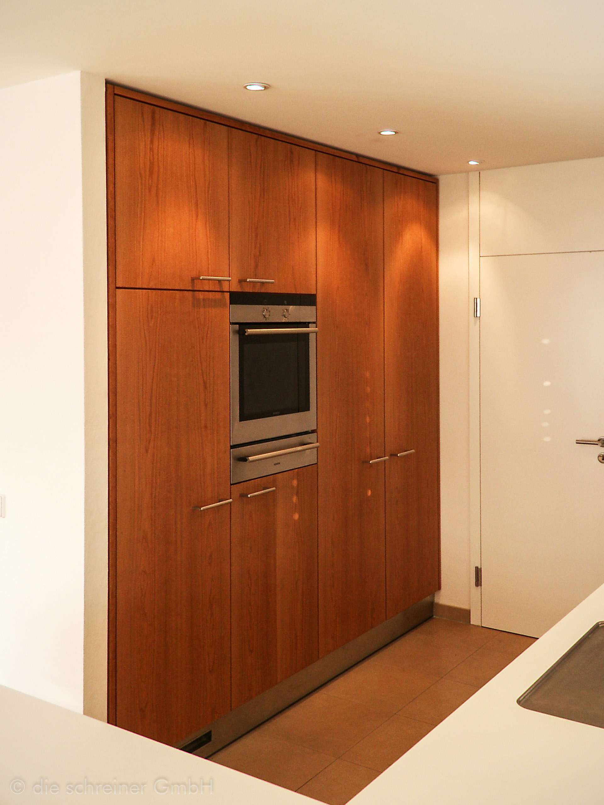 Küchenfront in Kirschbaum